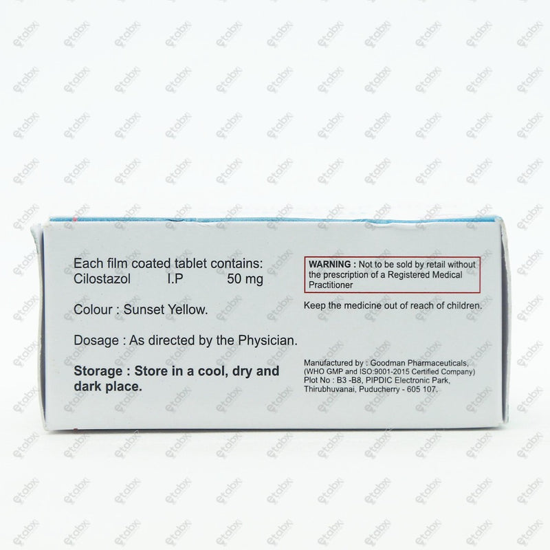 Cilobid 50mg Tablet 10's