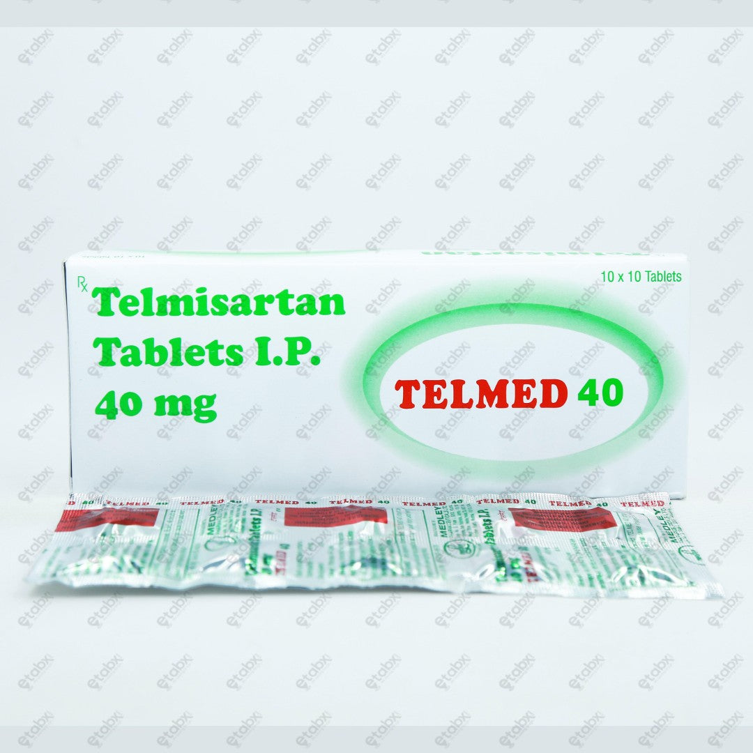 Telmed 40mg Tablet 10's