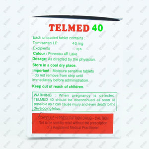 Telmed 40mg Tablet 10's