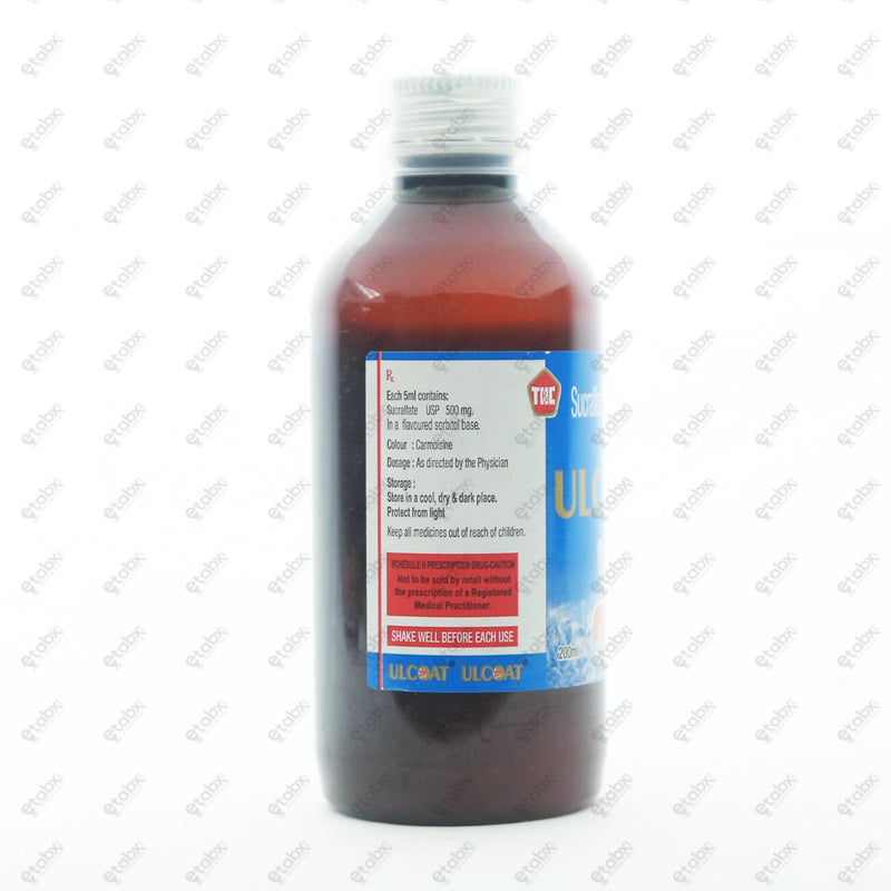 Ulcoat Syrup 200ml Sugar Free