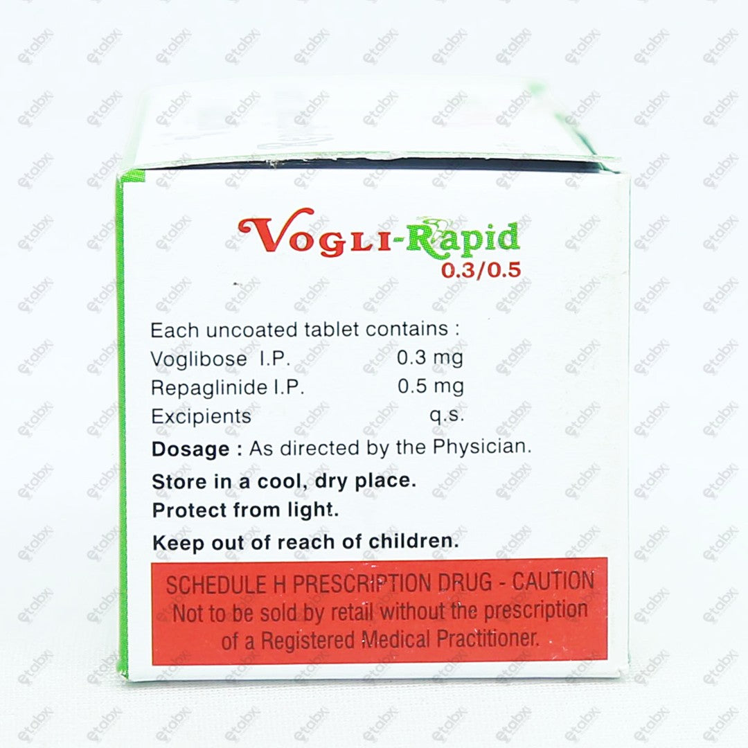 Vogli Rapid 0.3/0.5 Tablets 10'S