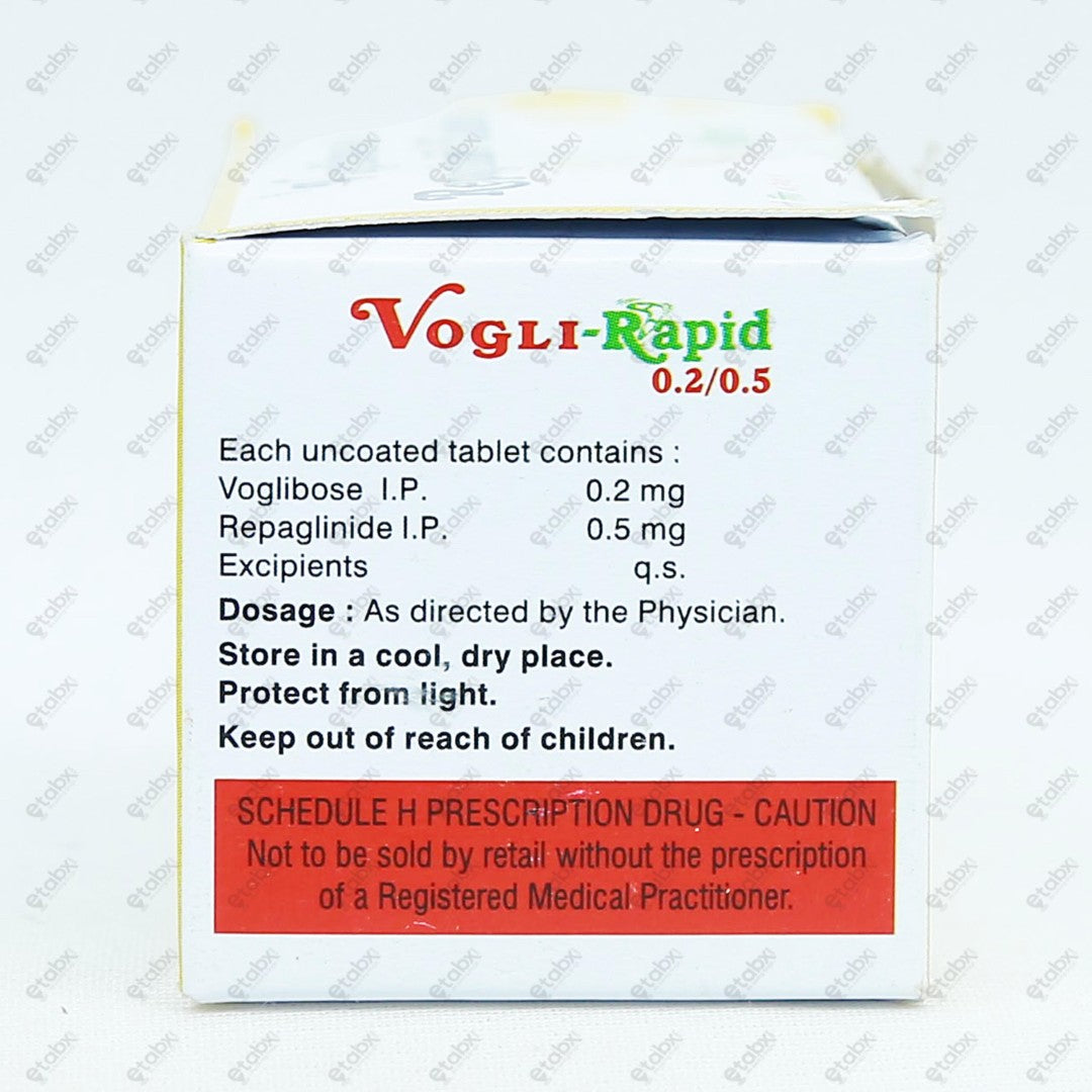 Vogli Rapid 0.2/0.5 Tablet 10s