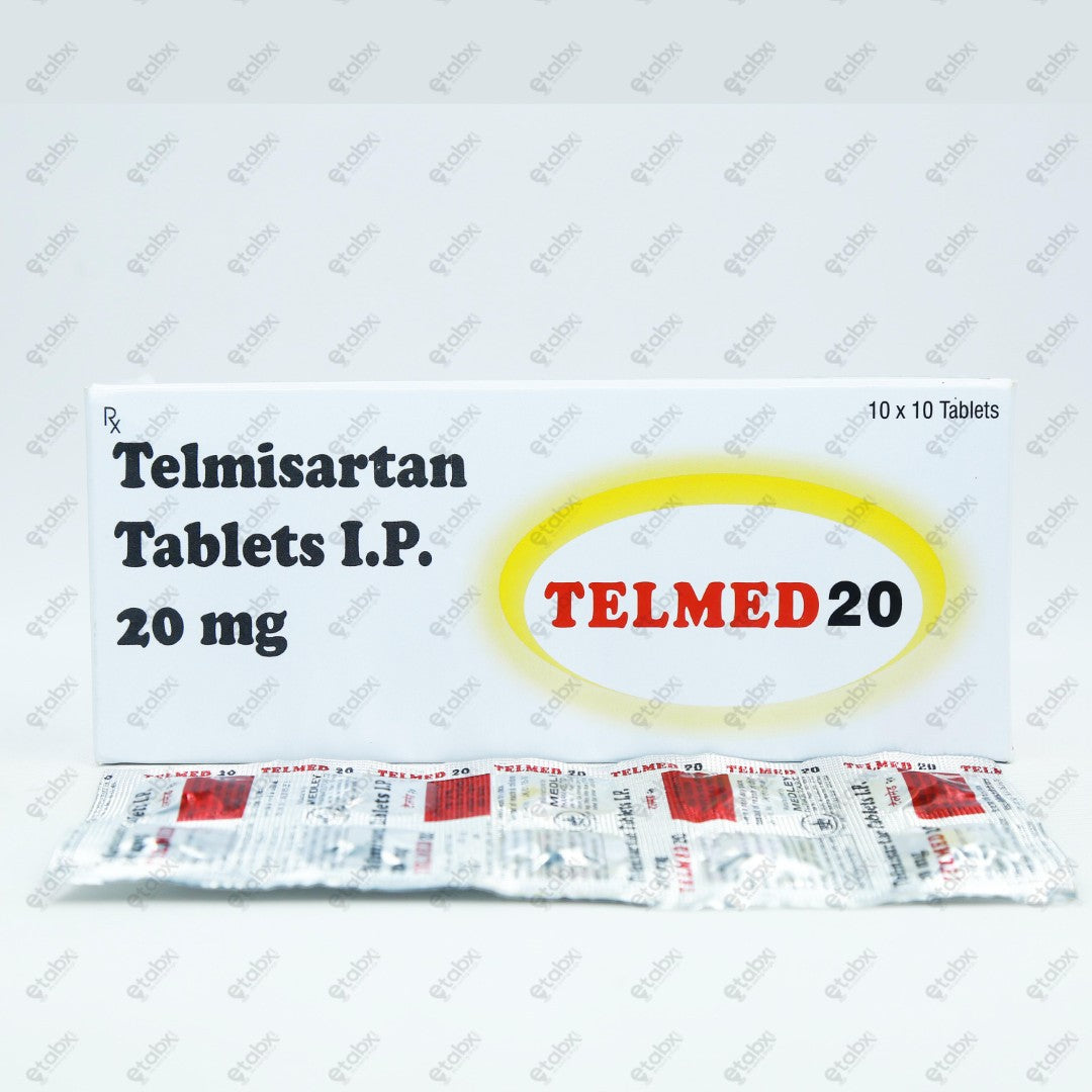 Telmed 20mg Tablets 10's