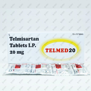 Telmed 20mg Tablets 10's