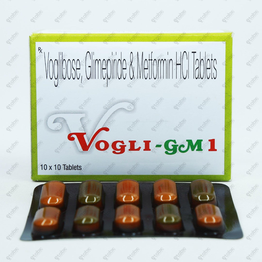 VOGLI GM 1mg Tablet 10's