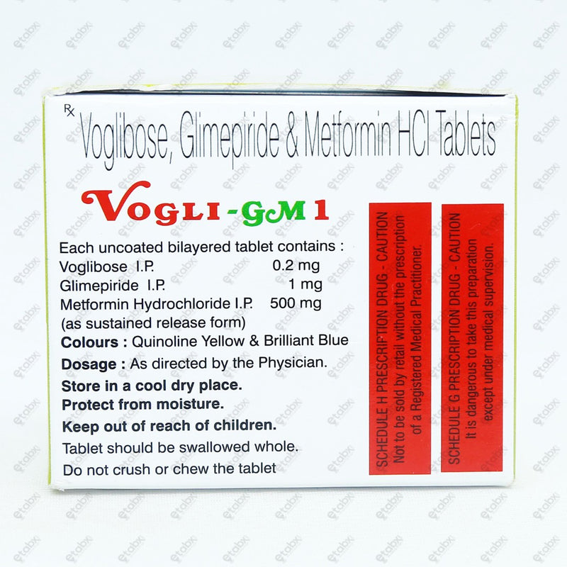 VOGLI GM 1mg Tablet 10's