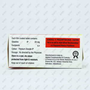 Evastin Tablets 10's