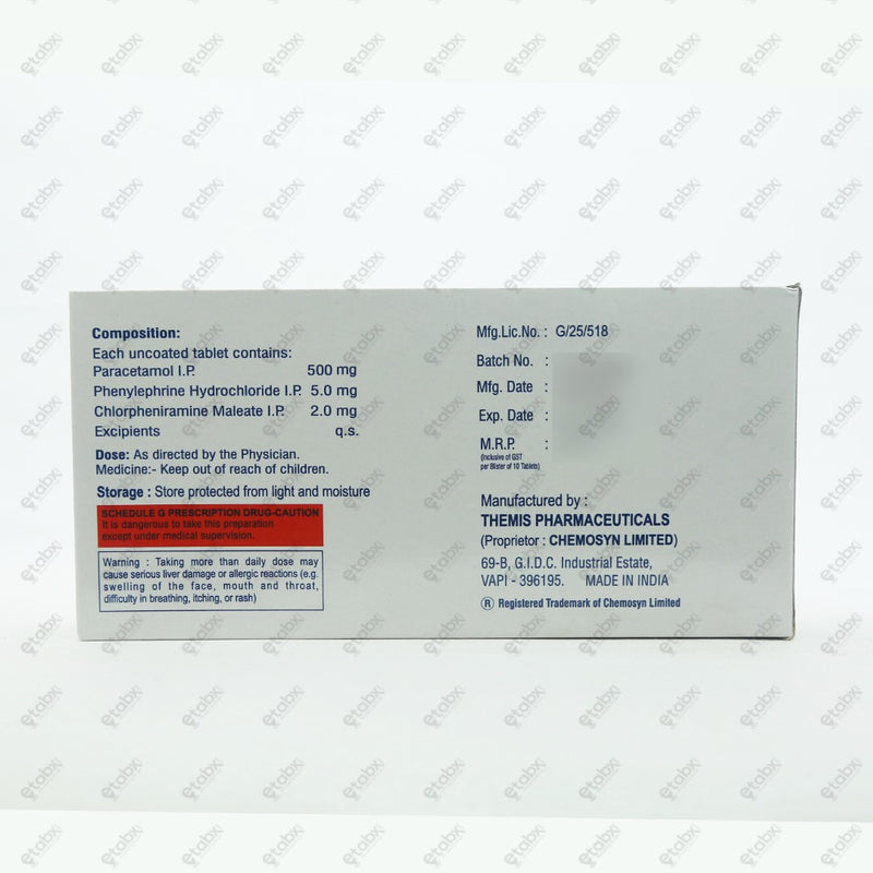 Cinaryl Tablet 10's