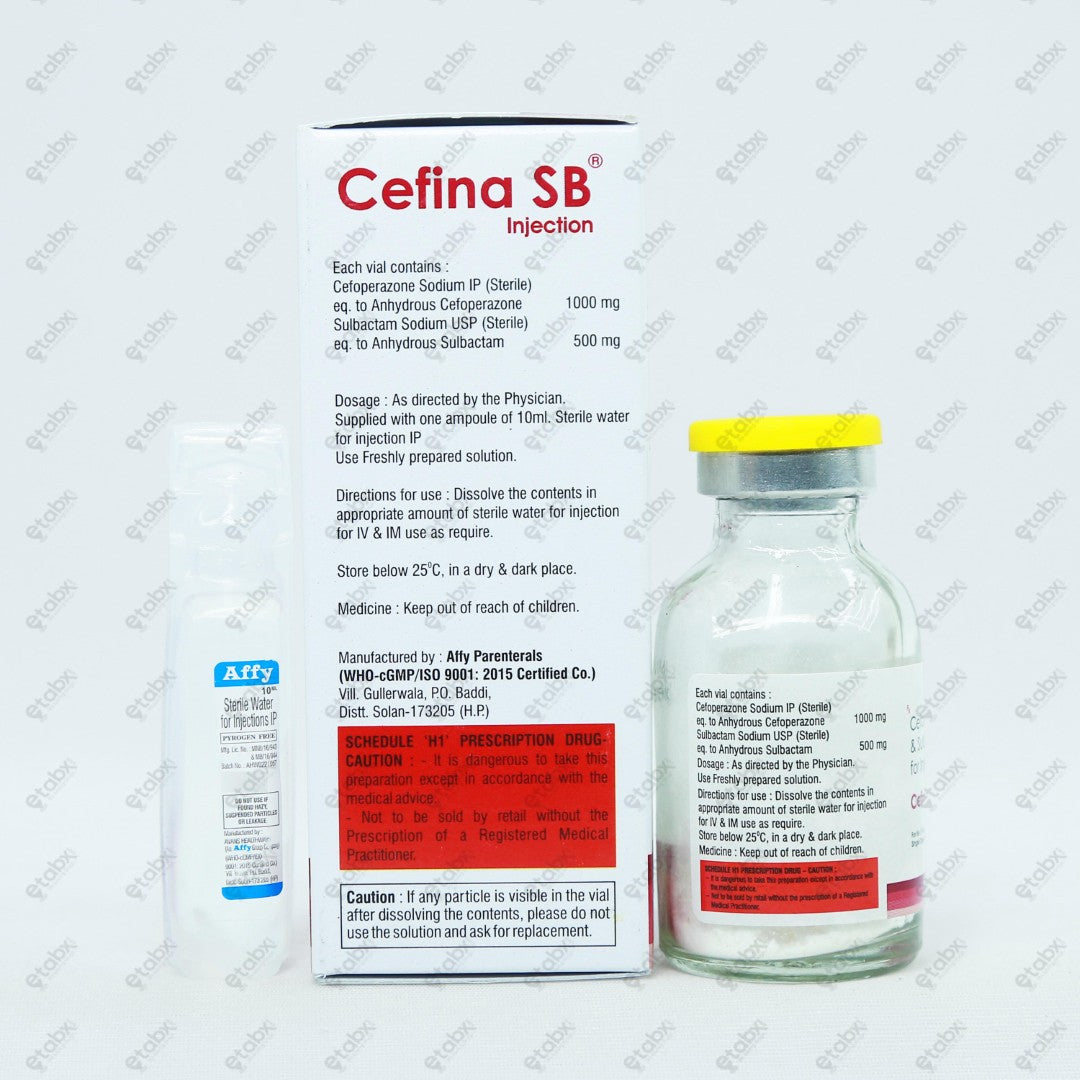 Cefina SB 1.5gm Injection