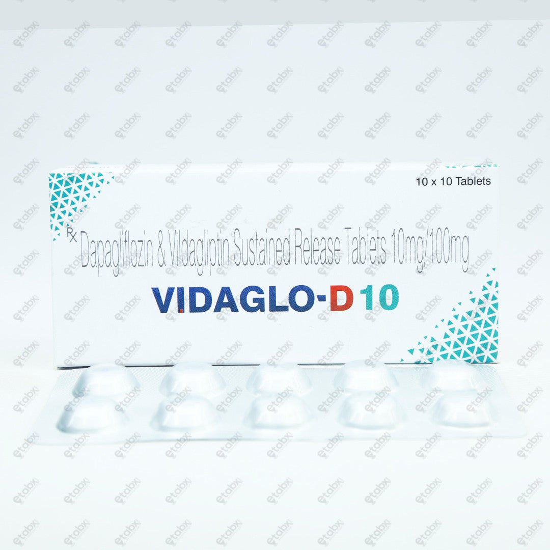 Vidaglo D 10 Tablet 10's