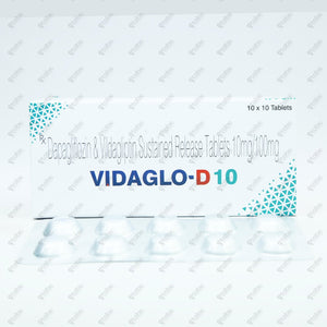 Vidaglo D 10 Tablet 10's
