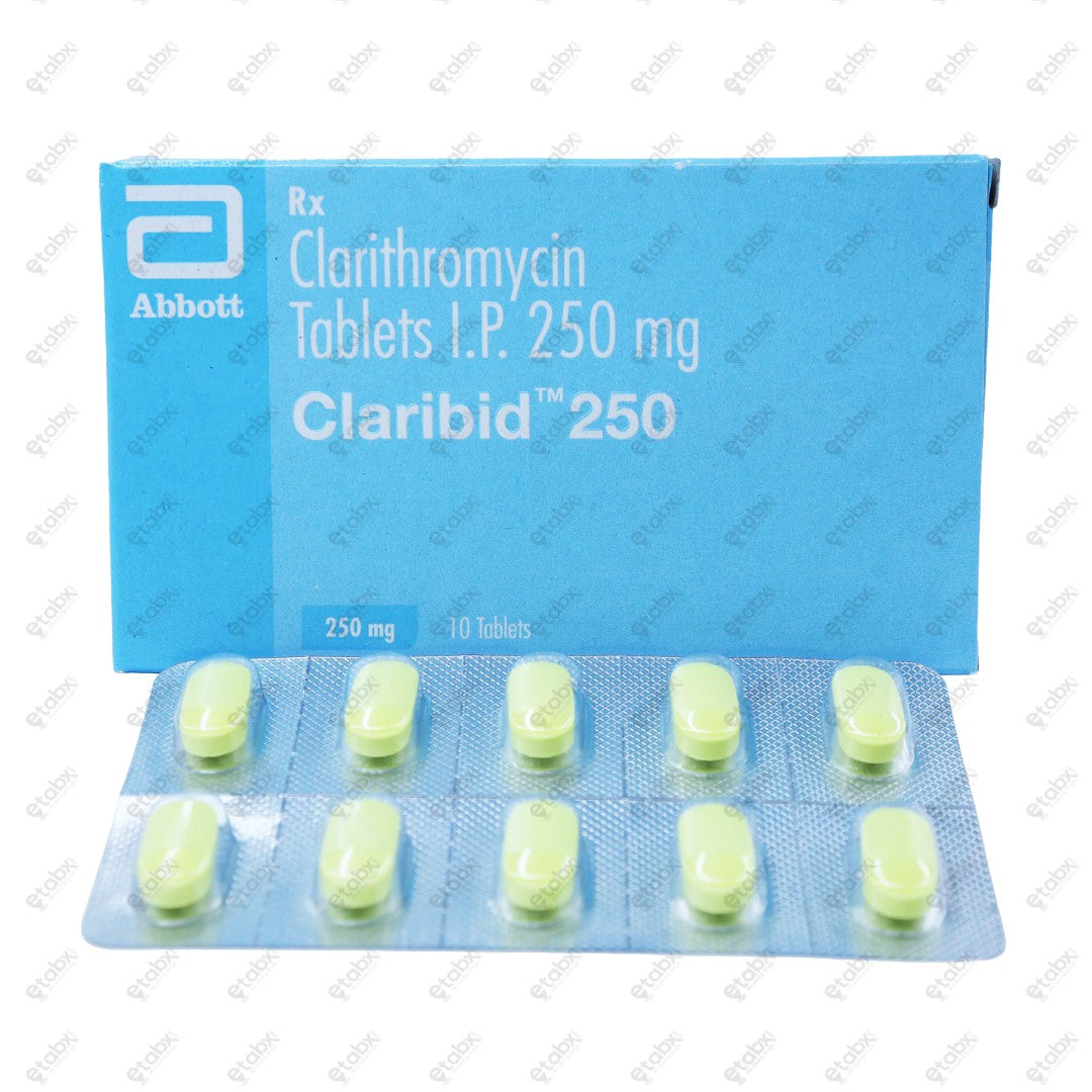 CLARIBID 250mg Tablet 10's