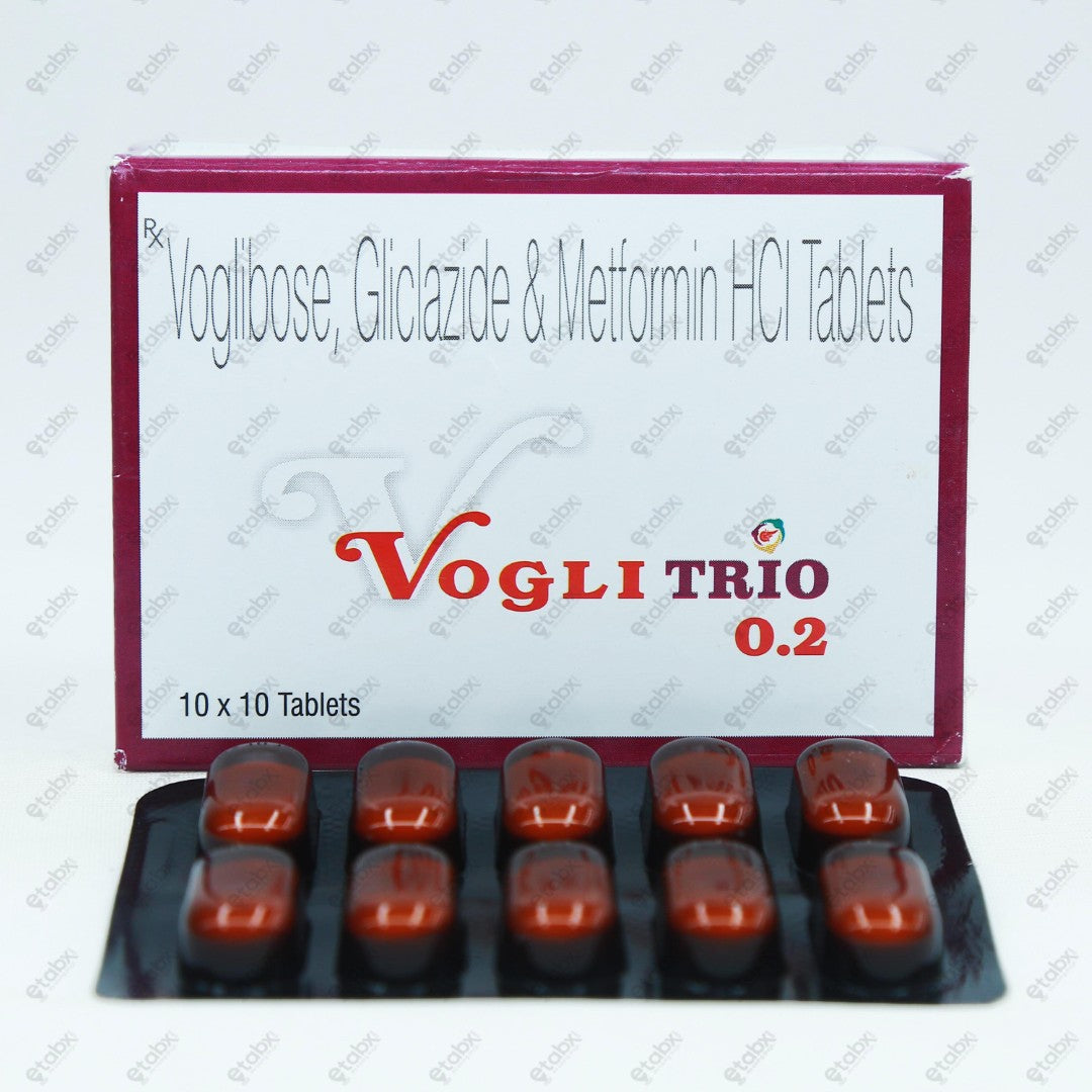 Vogli Trio 0.2mg Tablets 10's
