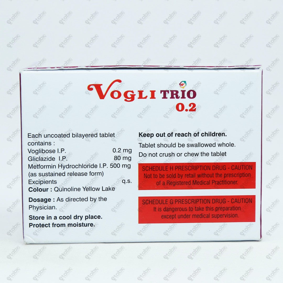 Vogli Trio 0.2mg Tablets 10's