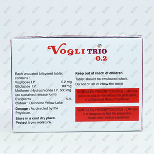 Vogli Trio 0.2mg Tablets 10's