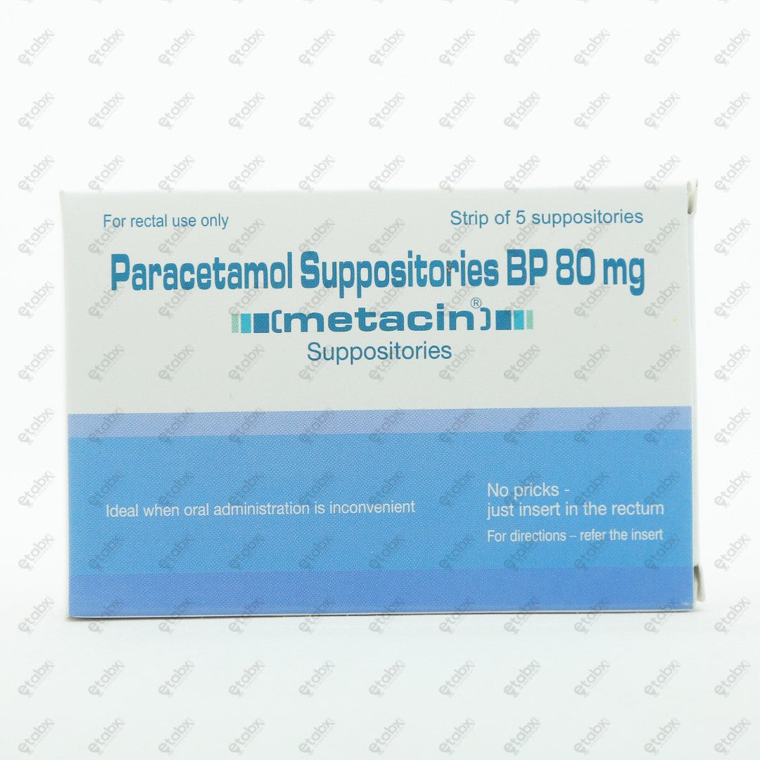 Metacin Suppository 1's 80mg