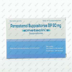 Metacin Suppository 1's 80mg