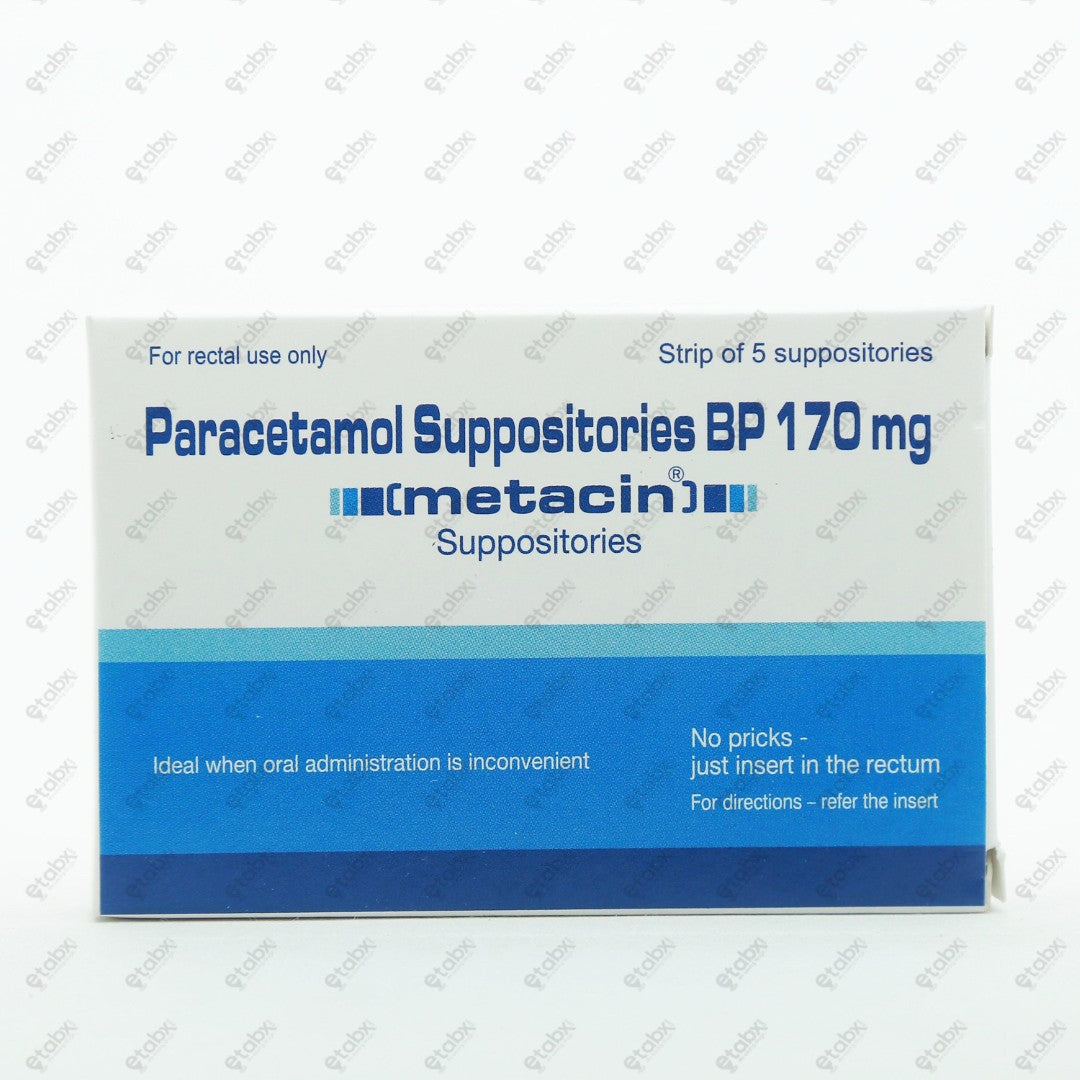 Metacin Suppository 170mg