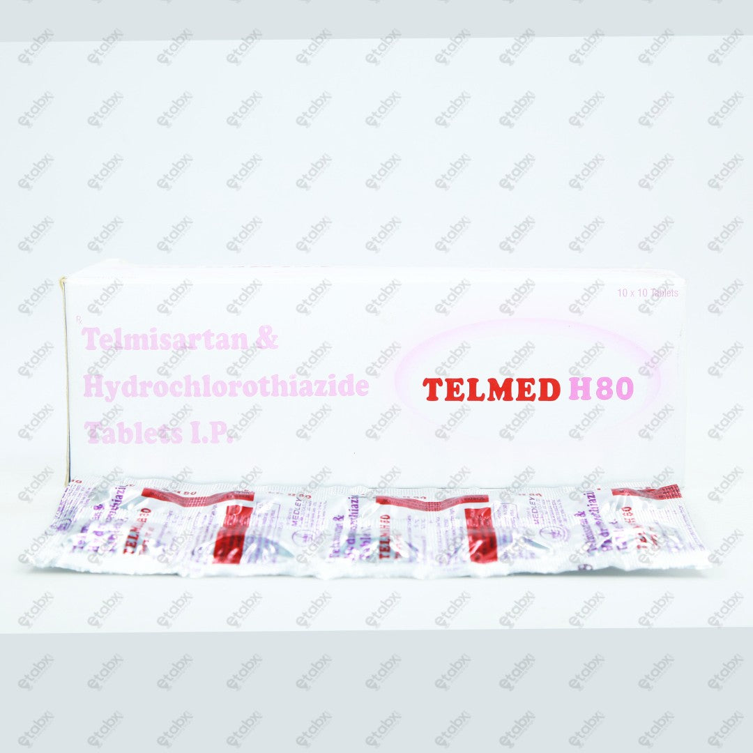 Telmed H 80 Tablets 10's