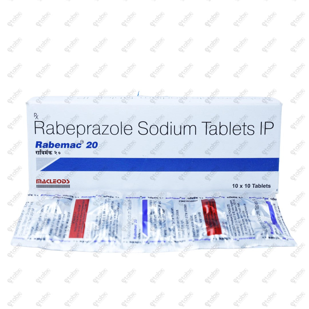Rabemac 20mg Tablet 10's