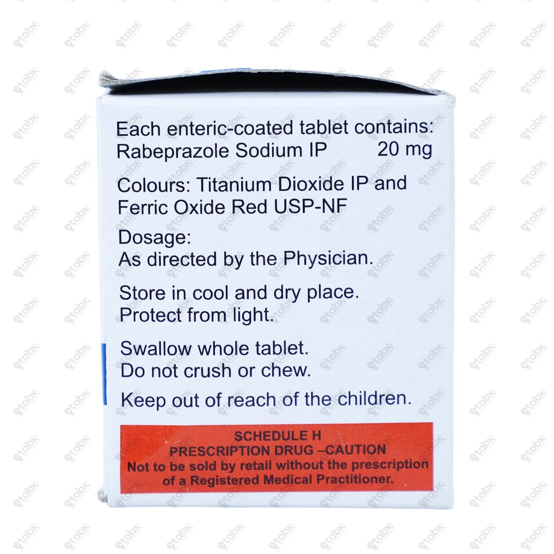 Rabemac 20mg Tablet 10's