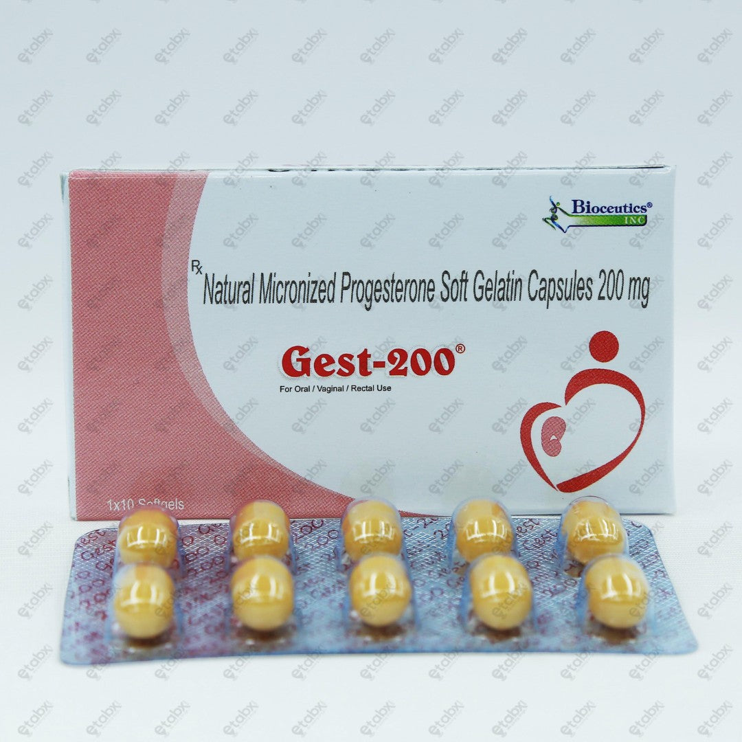 Gest 200 Softgel 10's