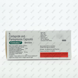 Cintodac Capsule 10's
