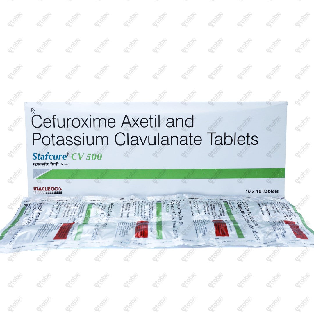STAFCURE CV 500MG Tablet 10's
