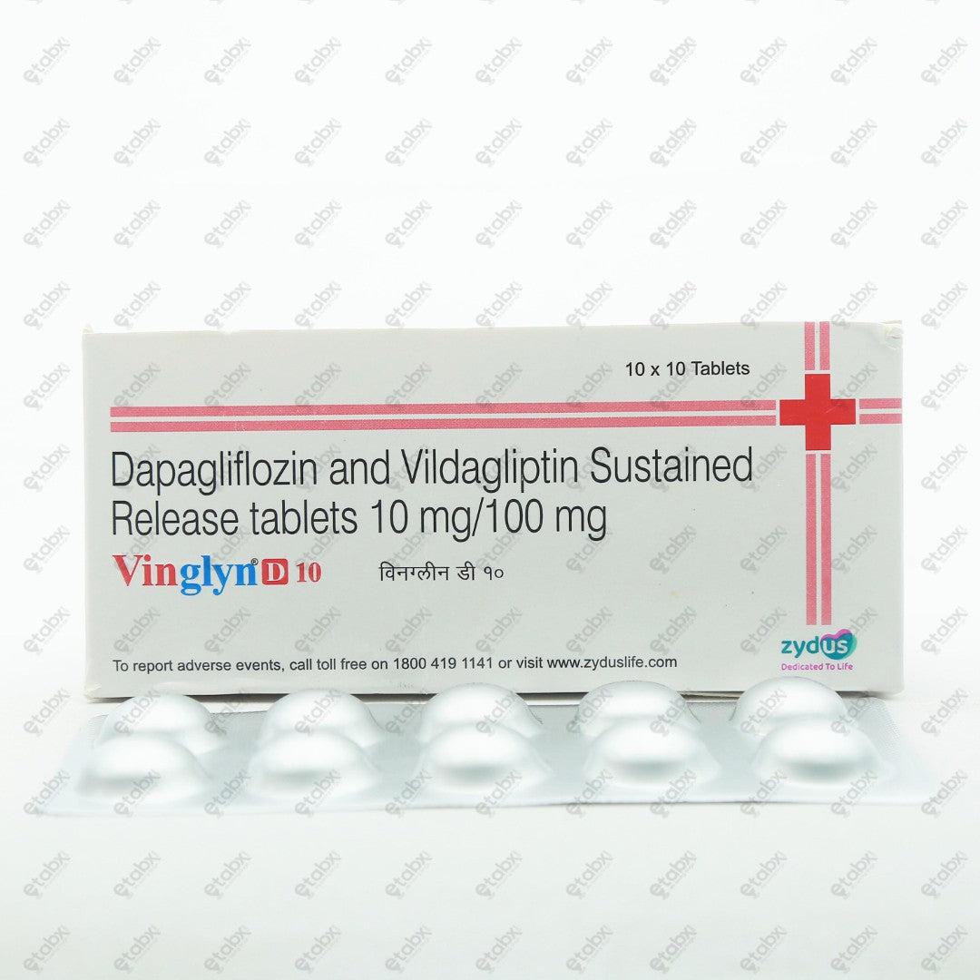Vinglyn D 10mg Tablet 10's