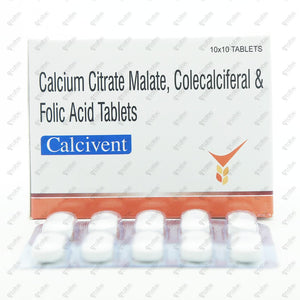 Calcivent Tablets 10'S