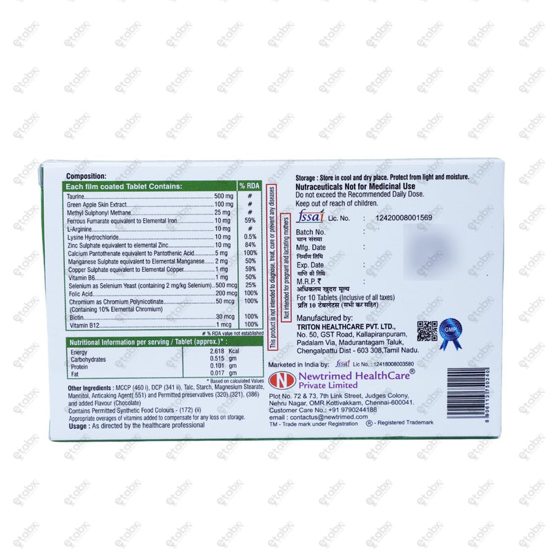 Tricomax Tablet 10's