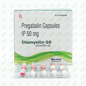 Diamyelin 50mg Capsule 10's