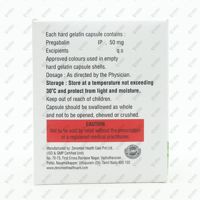 Diamyelin 50mg Capsule 10's