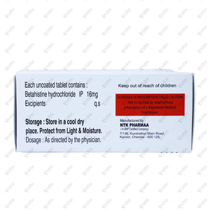 Bewin 16mg Tablet 10s