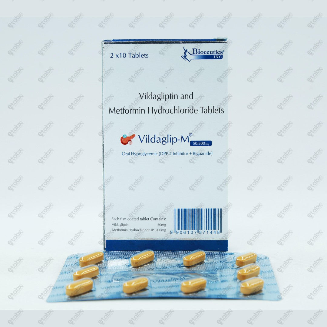 Vildaglip M Tablet 10s