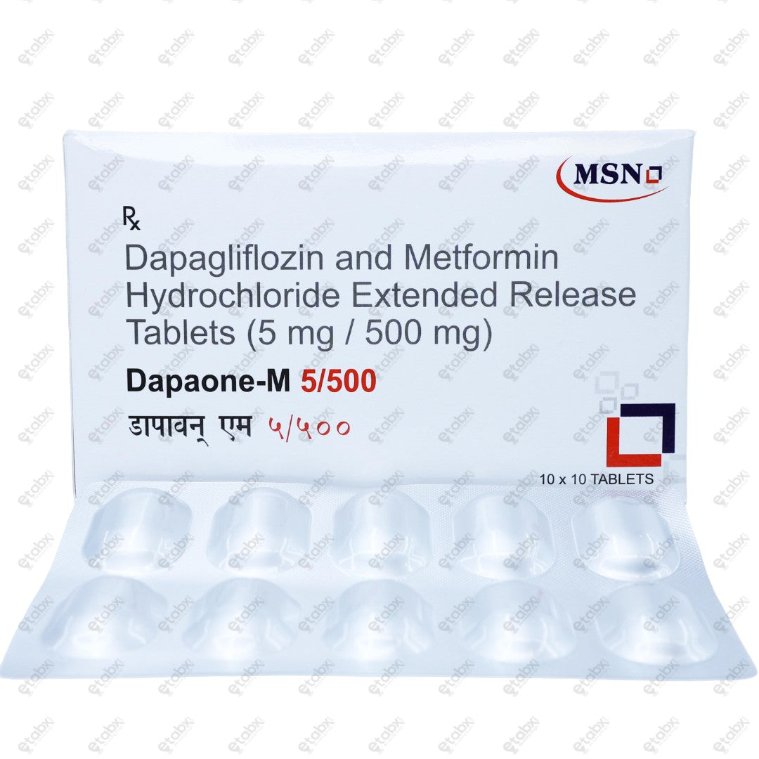 Dapaone M 5/500mg Tablet 10's