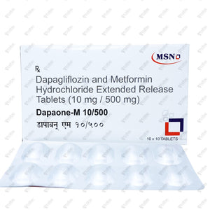 Dapaone M 10/500mg Tablets 10's
