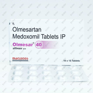Olmesar 40mg Tablet 15's