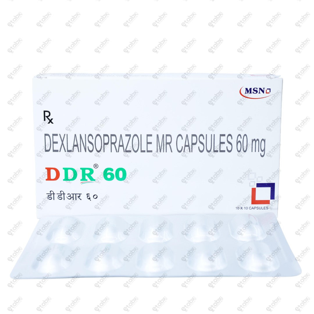 DDR 60mg Tablets 10's