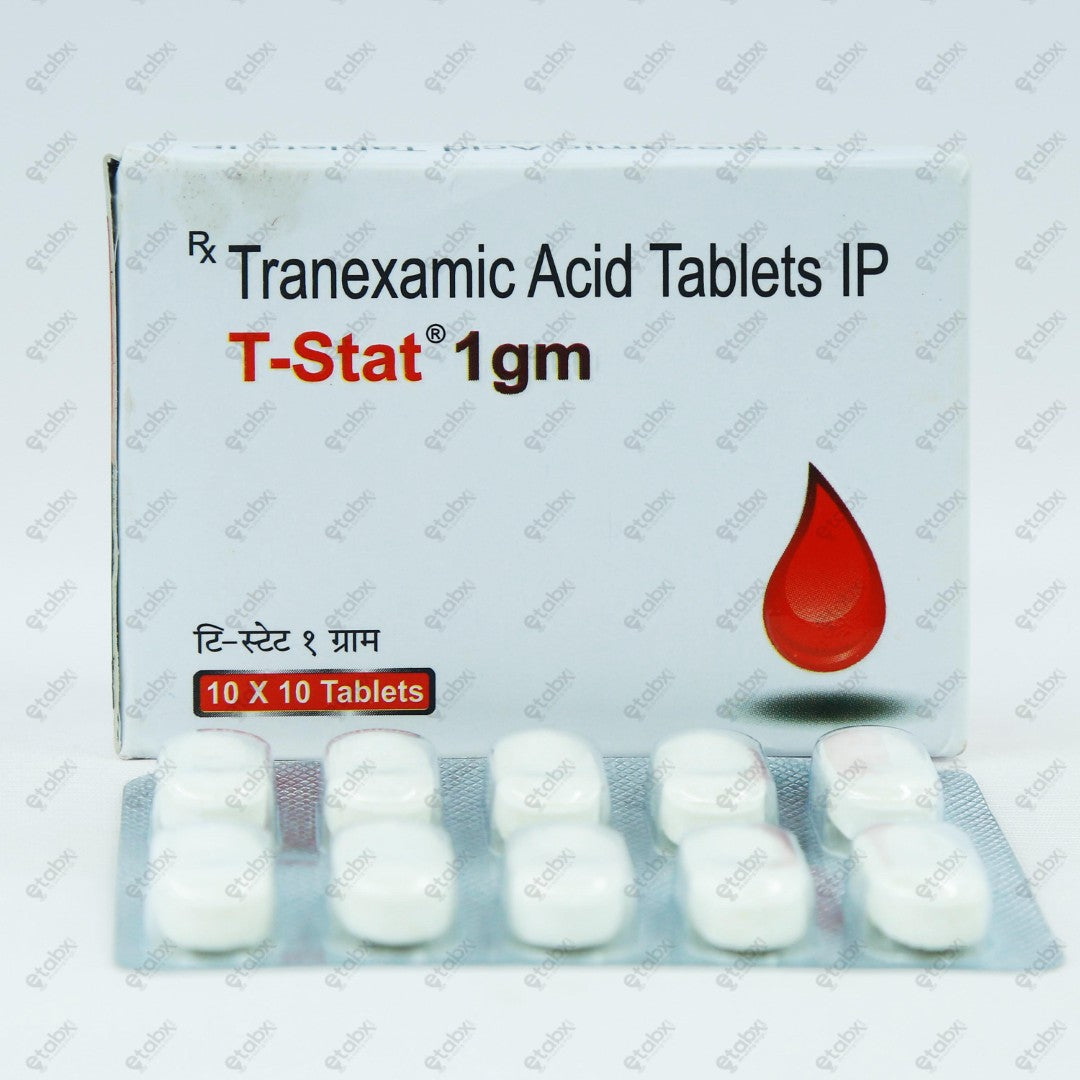 T Stat 1gm Tablet 10's