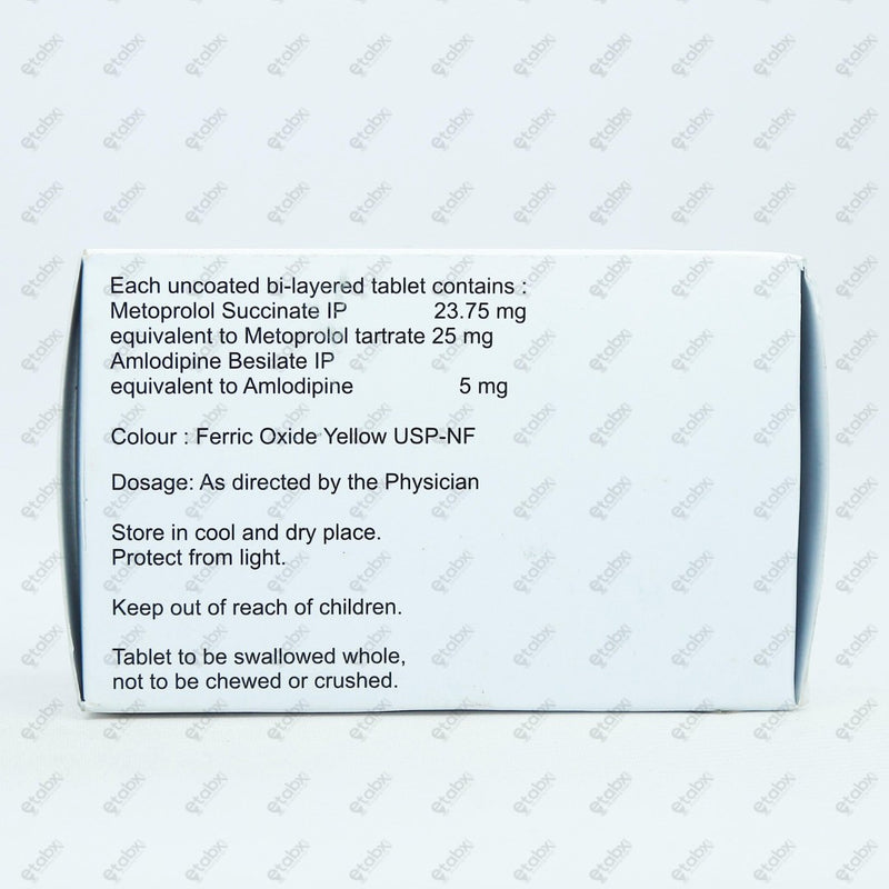 Amlovas M 5/25mg Tablets