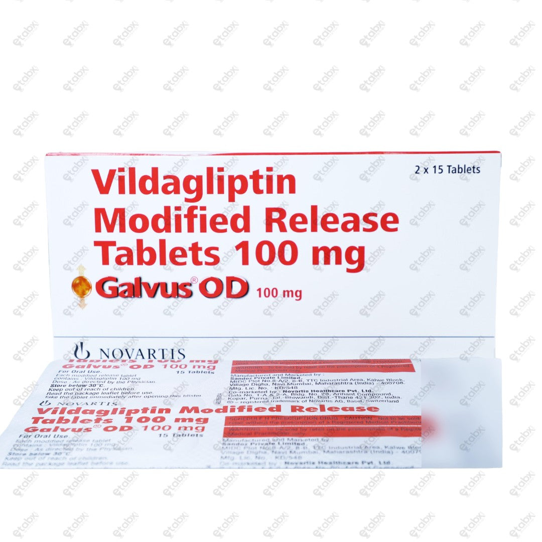 Galvus OD 100mg Tablet 15's