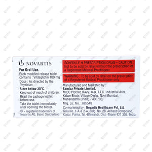 Galvus OD 100mg Tablet 15's