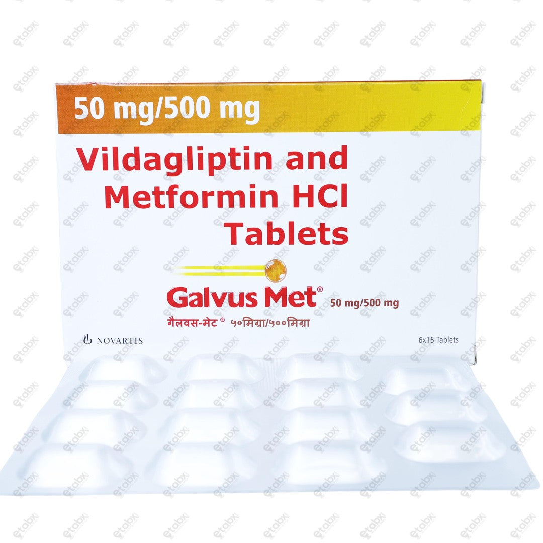 Galvus Met 50/500mg Tablet 15's
