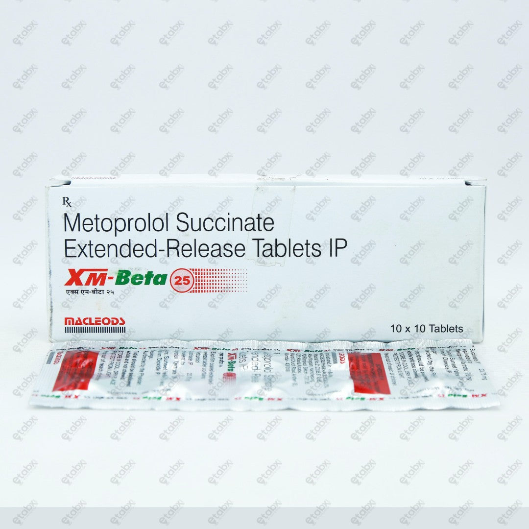 XM Beta 25MG Tablet 10's