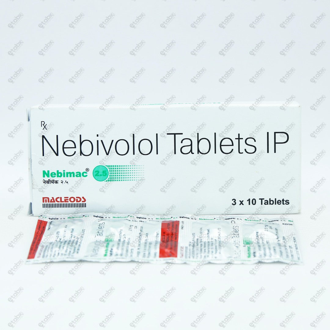 Nebimac 2.5mg Tablet 10's