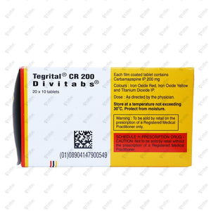 TEGRITAL CR 200mg Tablets 10's
