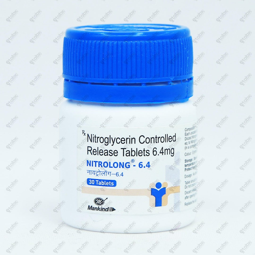 Nitrolong 6.4mg Tablet 30's