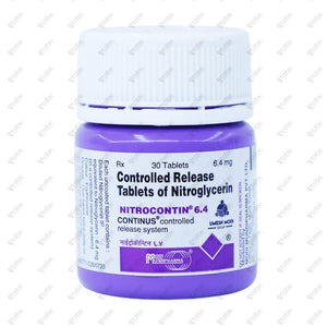 Nitrocontin 6.4mg Tablet 30's