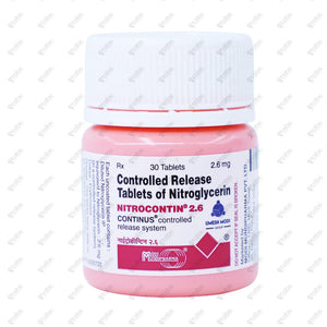 NITROCONTIN 2.6MG Tablets 30'S
